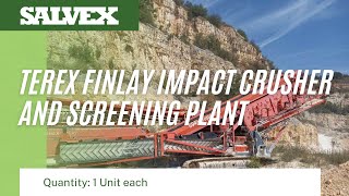 Virtual Product Inspection at Salvex - Terex Finlay Impact Crusher and  Screening Plant 2011