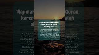 Rajinlah baca Alquran, karena Alquran adalah obat bagi hati #viral #islamic #qoutesislami #shorts