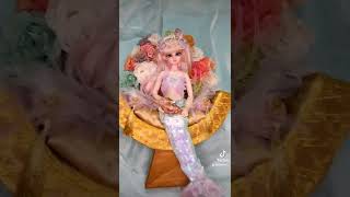 mermaid dress bjd doll