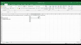 How to find z critical value for any confidence interval with MS Excel