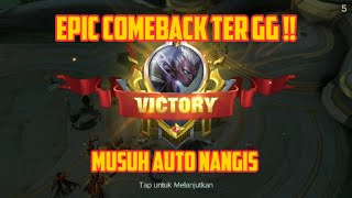 Ranked match paling menegangkan | Musuh "Auto Nangis" !