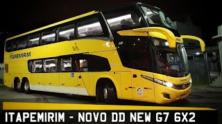 NOVO NEW G7 DD 6x2 do Grupo ITAPEMIRIM | CONHEÇA O NOVO ÔNIBUS