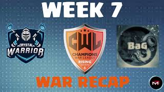 CRYSTAL WARRIOR vs BORN AS GHOSTS | CWL S6 RISING | WEEK 7