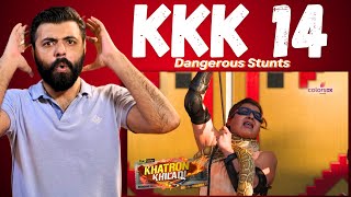 Khatron Ke Khiladi Season 14 Best Momemts | Dangerous Stunt | Bsn Reaction