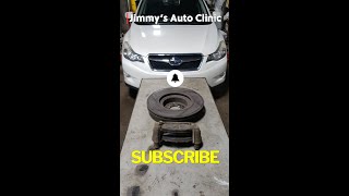 2014 Subaru Crosstrek | Seized Brake Pads Cause A Bad Rotor | How To Fix | Short