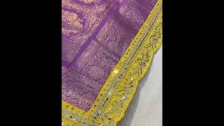 Pure Khadi Crepe Silk Pattu Saree With Zari Weaving Design Price ₹1999+$/-*