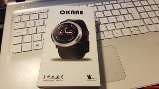 Unboxing The Oknae Q68 Smartwatch