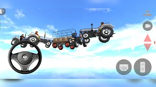 Indian Tractor Trolley Driving simulator ramp Android Classic phone Gameplay video #28