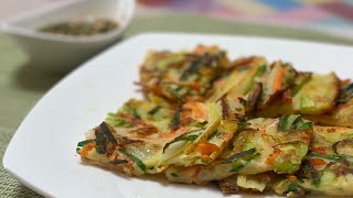 【韓国料理】野菜チヂミ(야채전)