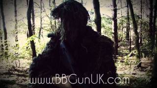 One Piece Ghillie Suit - Woodland Camo