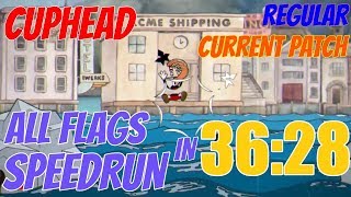 [Former World Record] All Flags Speedrun - 36:28 - Current Patch, Regular, Solo - Cuphead