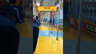 𝑴𝒖𝒎𝒃𝒂𝒊 𝒄𝒊𝒕𝒚🫶🏻😍#mumbai #citytour #onefineday #metro #tripvideo #travelshorts #metrotrain