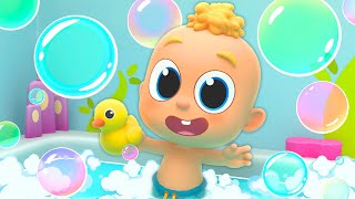 Taking a Bath Song!🛀💧 Bathtime and Bubbles with Baby Miliki - Songs & Nursery Rhymes for Kids