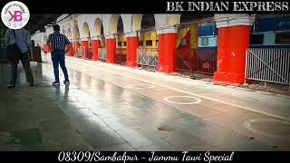 08309 Muri express || Sambalpur Jammu Tawi Special || Aligarh Railway Station || Tata Muri Express