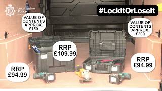 Top tips to protect your van - #LockItOrLoseIt