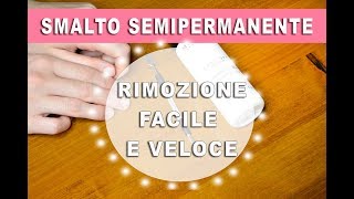 RIMOZIONE FACILE E VELOCE SEMIPERMANENTE