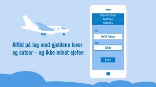 Bluegarden Mobil reise utlegg kjørebok