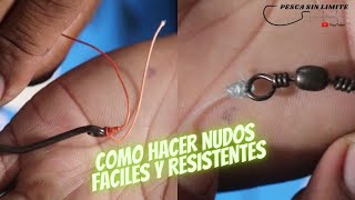 💥 COMO hacer el NUDO DE PESCA que todo PESCADOR tiene que APRENDER❓