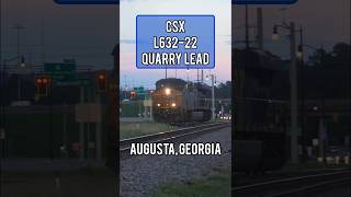 CSX L632-22 Takes the Quarry Lead, Augusta, Georgia