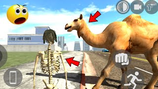 😱 New skeleton character update and camel cheat code in Indian bike driving 3d