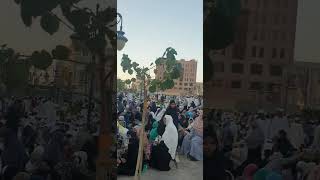 سفرة رمضان امام مسجد الغمامه بالمدينه المنوره