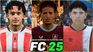 FC 25 | ALL ENGLISH CHAMPIONSHIP U-23 PLAYERS WITH REAL FACES