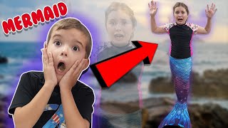 I TURNED MY SISTER INTO A MERMAID!