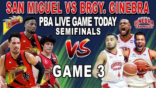 BRGY. GINEBRA vs SAN MIGUEL! Game 3 Semifinals! PBA Live Full Game Today - October 13, 2024