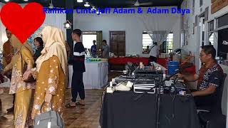 Pengantin Pusing Kedai Pekan Ranau, Majlis Kahwin Jeff Adam &  Daya