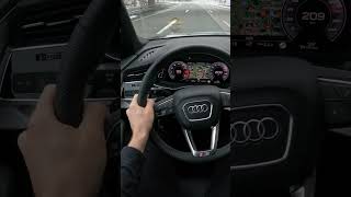 Audi SQ8 - Winter things🌨️ #car #cars #autobahn #acceleration #audi #audiquattro #audisport #sound