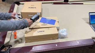 unboxing of Lorex 8-Channel Fusion NVR System with 4K (8MP) IP Cameras N4K2-84BB-1