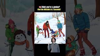 🧐Genius Challenge: Find the Mistake in 3 Seconds! #brainteasers #riddles