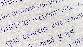 Cómo escribir a mano bonito con Bolígrafo | Caligrafía Pablo Bermúdez