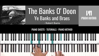 The Banks O' Doon - Ye Banks and Braes (Sheet Music - Piano Solo - Piano Cover - Tutorial)