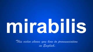 the correct pronunciation of miryachit in English.