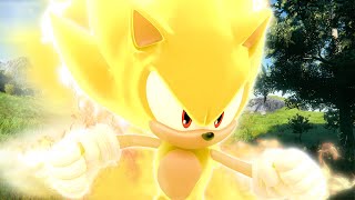 Unleashed Super Sonic In Sonic Frontiers