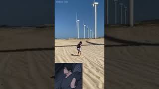 Anime wind turbine shadow jump edit #anime #animeboy #shorts