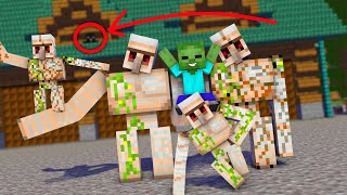 Monster School : Two Good Golems- Minecraft Animation