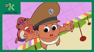 Baby Little Singham Ke Epic Adventures! 🤗| Cartoon for Kids🤩| Funny Cartoon Video | @DiscoveryKidsIN