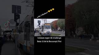 (Vatman Super De Treabă) Tramvaiul V3A-93 M 2000 288 pe linia 12 Depoul:București Noi