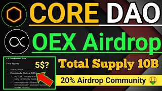 Satoshi core dao oex airdrop 20% Comunity Distribution। oex airdrop price। Open Ex withdraw soon।