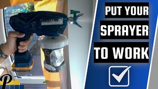 Graco Ultra Handheld Hacks. Tips How to Spray Interior Walls. Kitchen Transformation