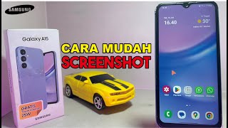 Cara Screenshot Tanpa Tombol Hp Samsung A15 | Tangkapan Layar Samsung A15