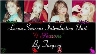 🌺☀️Loona Seasons Project Intro🍂❄️ How would Loona Unit sing "4 Seasons" by Taeyeon