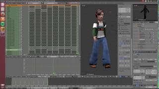 Animando Personaje Principal en Blender