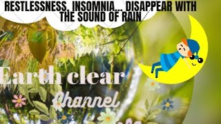 Relaxing sound of heavy rain is suitable for reducing stress, insomnia and therapy