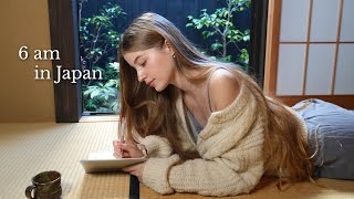 6 AM Morning Routine of a German Girl living in Japan | Peaceful & Productive 🍵