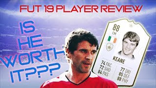 ICON ROY KEANE ● IS HE WORTH IT? ● MIDDLE ICON 88 RATED ● FIFA 19 ● ULTIMATE TEAM