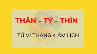 Thân - Tý - Thìn, Tử vi vận hạn trong tháng 4 Ất Tị năm 2022