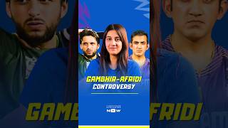 GAMBHIR-AFRIDI controversy 😬 #shorts #shortsvideo #t20worldcup